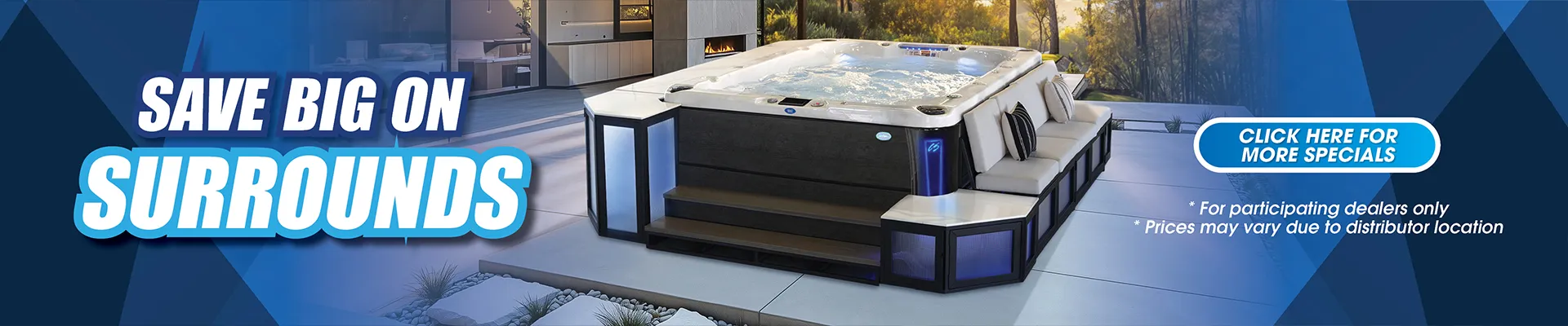 Calspas hot tub being used in a family setting - Huntsville