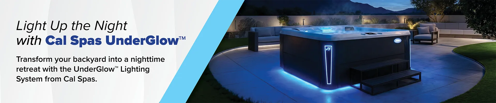 Calspas hot tub being used in a family setting - Huntsville